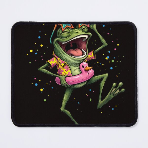 Item preview, Funny Summer Frog Pool Party Shirt | Vacation Frog Retro Design designed and sold by GraphicGlowTeesStore.
