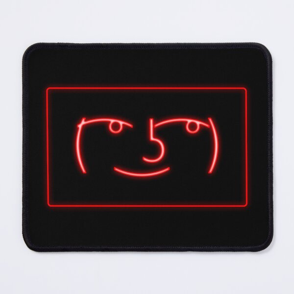 Item preview, Red Neon Lenny Face Glowing Meme Sign designed and sold by Jakub  Seweryn.