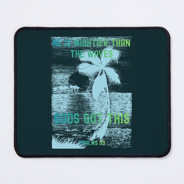 Item preview, Tropical Beach Sunset Palm Tree Paradise Gods Got This Psalms 93 designed and sold by Forevermore.
