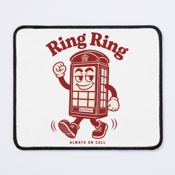 Item preview,  Ring Ring Always On Call - British Phone box Graphic designed and sold by Barcud Designs.
