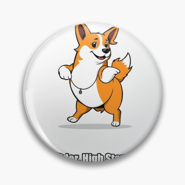 Item preview, Corgi Sticker - Low Rider High Standards - Funny Corgi Gift designed and sold by pawdrops.
