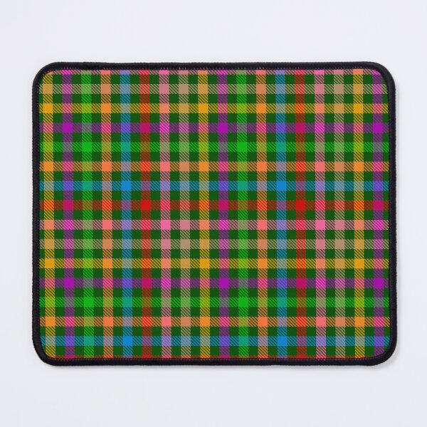 Item preview, Colorful Rainbow Gingham Plaid Design - Green designed and sold by PatternTitan.