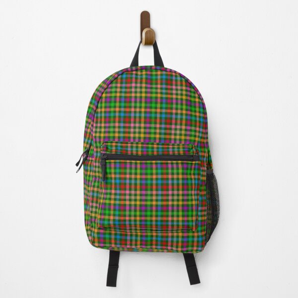 Item preview, Colorful Rainbow Gingham Plaid Design - Green  designed and sold by PatternTitan.