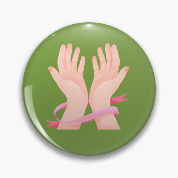 Item preview,  Breast Cancer Awareness Ribbon Hands designed and sold by DailyDoodlesBySumbul.