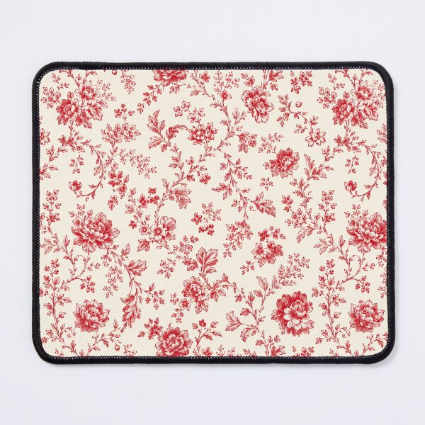 Item preview, Red Toile Floral Pattern Phone Case for Mom | Vintage Botanical Journal for Students | Classic French Country Tote Bag for Teacher | Romantic Red Flower Blanket for Bridesmaid designed and sold by VivaFy.