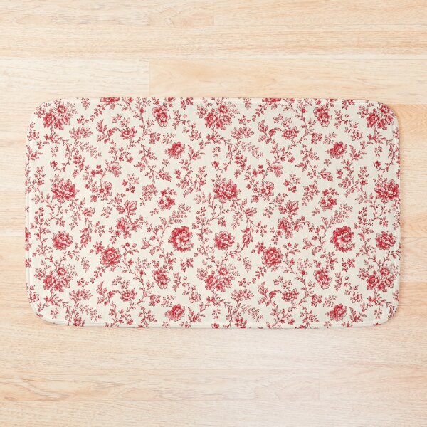Item preview, Red Toile Floral Pattern Phone Case for Mom | Vintage Botanical Journal for Students | Classic French Country Tote Bag for Teacher | Romantic Red Flower Blanket for Bridesmaid designed and sold by VivaFy.