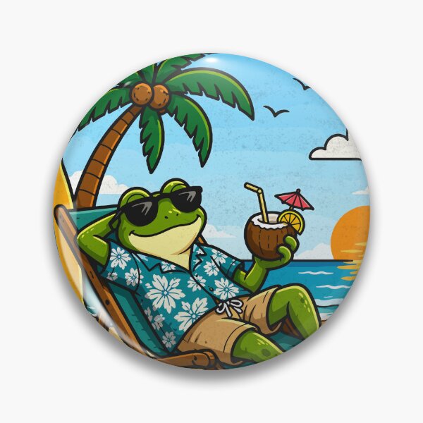 Item preview, I Just Need Vitamin Sea Cool Frog designed and sold by legendaryskins.