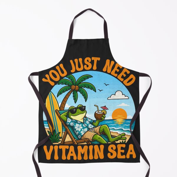 Item preview, I Just Need Vitamin Sea Cool Frog designed and sold by legendaryskins.