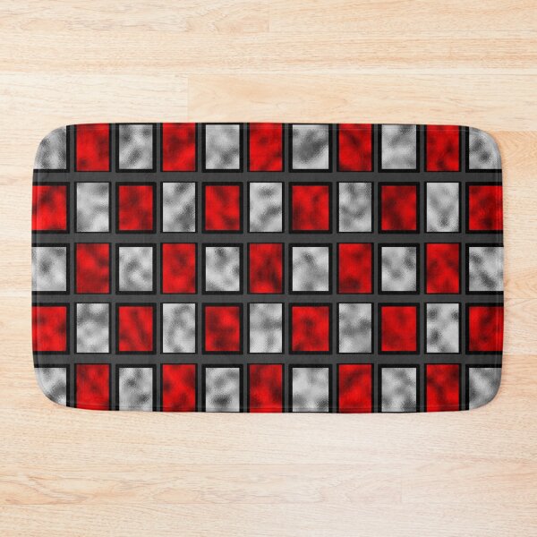 Item preview, Red Gray Tiles designed and sold by DawnKJ.