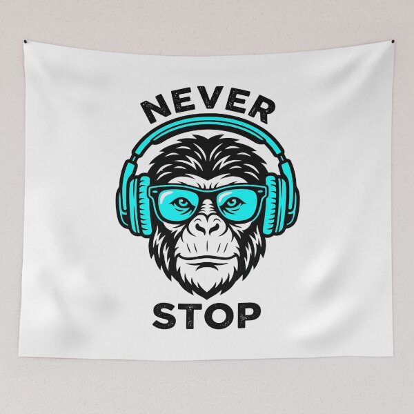 Item preview, Aesthetic Chimpanzee Gamer Vinyl Laptop Decal designed and sold by Mr-wow.