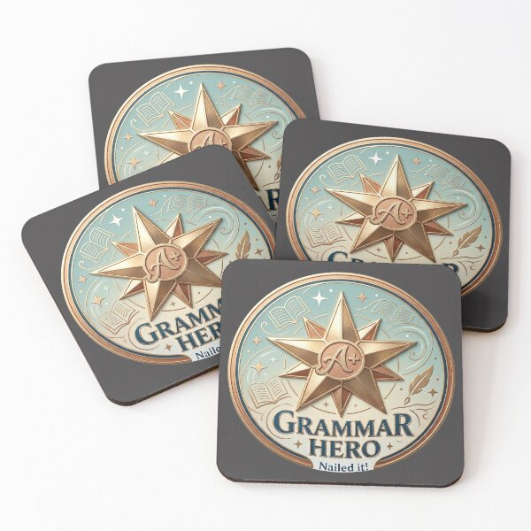 Item preview, Grammar Hero Achievement Badge - Nailed It! Academic Star Emblem designed and sold by MerchYouSearch.