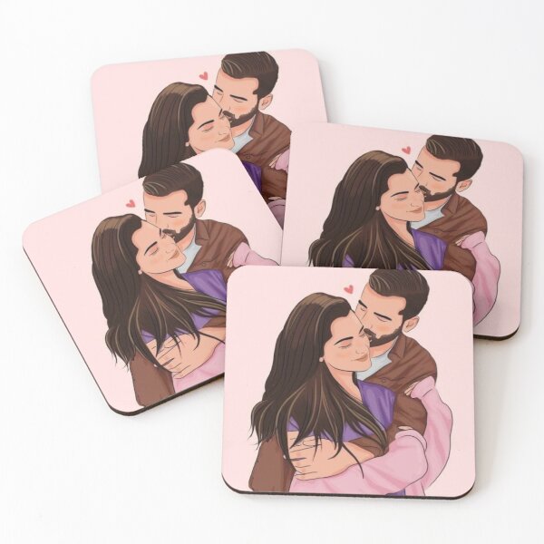 Item preview, Cozy Embrace and Kiss - Aesthetic Vector Couple designed and sold by     Pink Chaos Club.