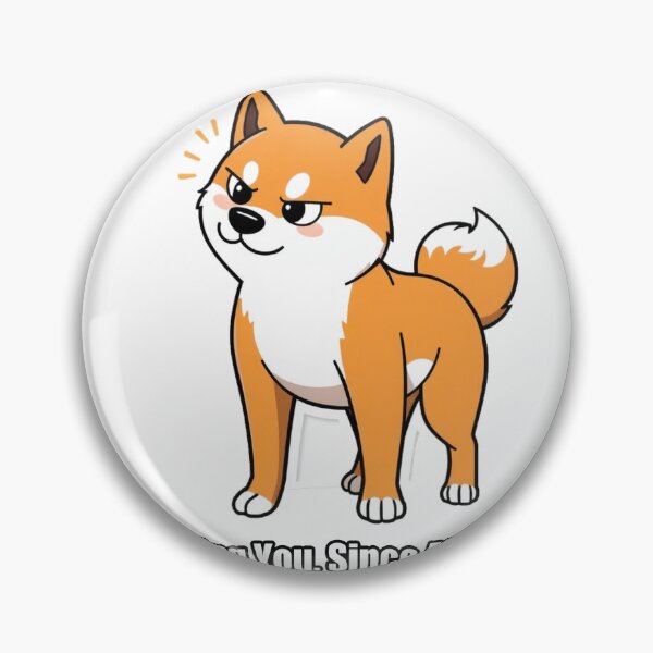Item preview, Shiba Inu Sticker - Judging You Since Always - Sassy Shiba designed and sold by pawdrops.