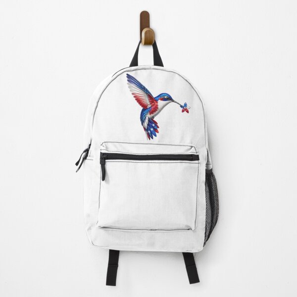 Item preview, Patriotic Red White Blue Hummingbird designed and sold by jgvisualarts.
