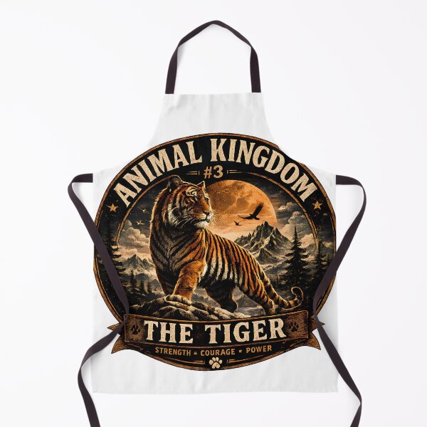 Item preview, Animal Kingdom #3 – The Tiger | Vintage Wildlife Graphic T-Shirt designed and sold by CoreThread..