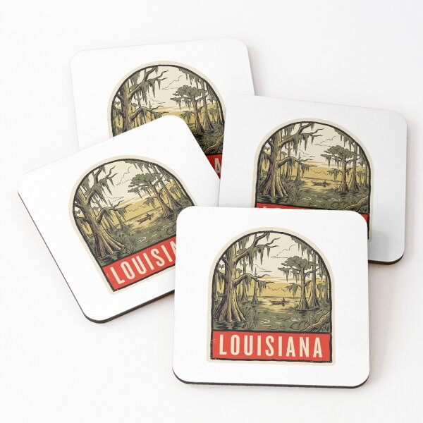 Item preview, Vintage Louisiana Bayou Swamp Retro Travel Design designed and sold by Paper Drip.