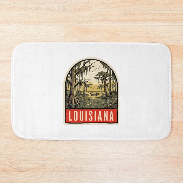Item preview, Vintage Louisiana Bayou Swamp Retro Travel Design designed and sold by Paper Drip.