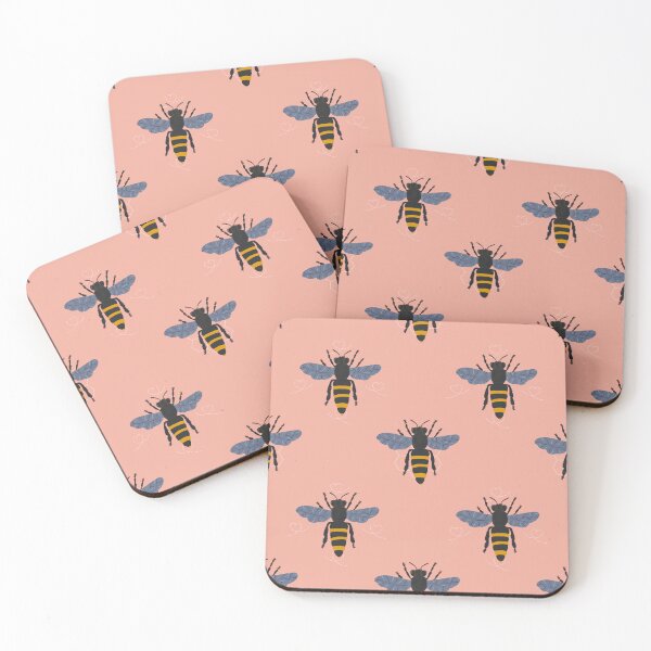 Item preview, Whimsical Bee, Honeycomb & Geometric Colourful Pattern Collection designed and sold by VirtuallyCreativ .