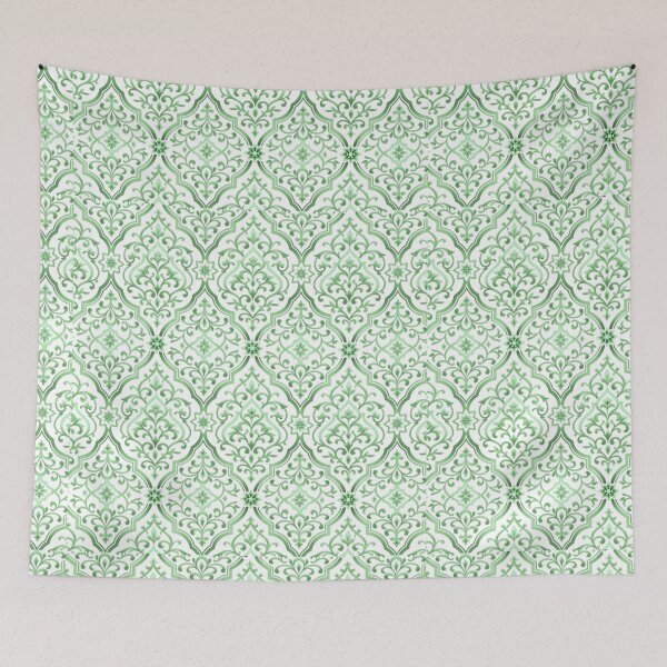Item preview, Elegant Damask Arabesque Seamless Floral Pattern (V.4w) designed and sold by D-Islamic.
