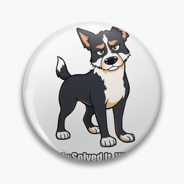 Item preview, Border Collie Sticker - Already Solved It Waiting - Smart Dog designed and sold by pawdrops.