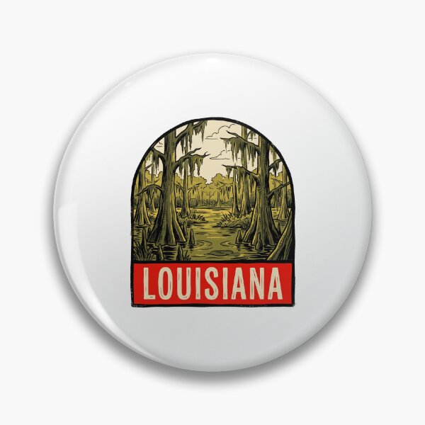 Item preview, Vintage Louisiana Bayou Swamp Retro Travel Design designed and sold by Paper Drip.