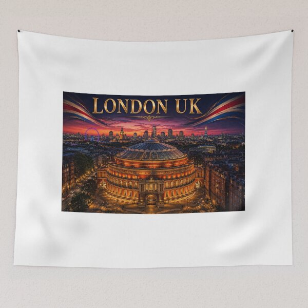 Item preview, London Heritage Iconic Concert Hall – Cinematic Twilight Architectural Edition designed and sold by globetrottergfx.