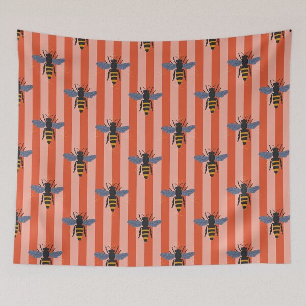 Item preview, Whimsical Bee, Honeycomb & Geometric Colourful Pattern Collection designed and sold by VirtuallyCreativ .