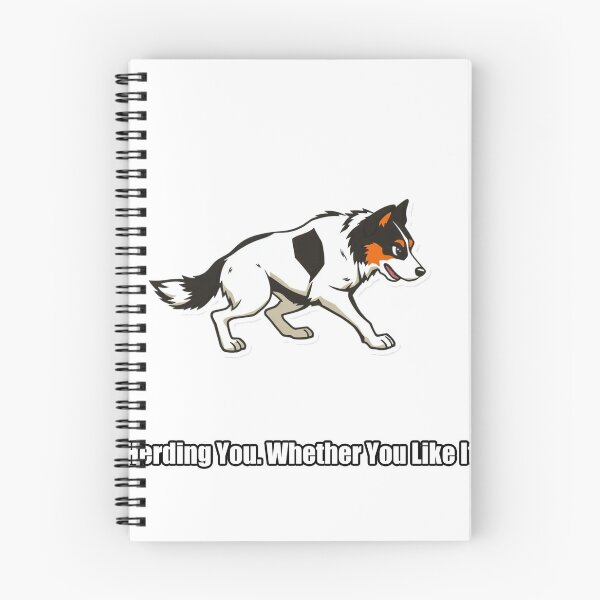 Item preview, Border Collie Sticker - Herding You Whether You Like It designed and sold by pawdrops.