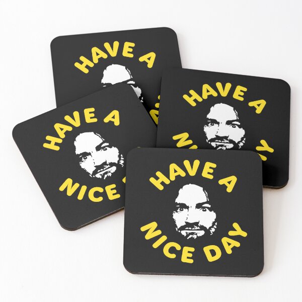 Item preview, MANSON HAVE A NICE DAY designed and sold by TLW716.