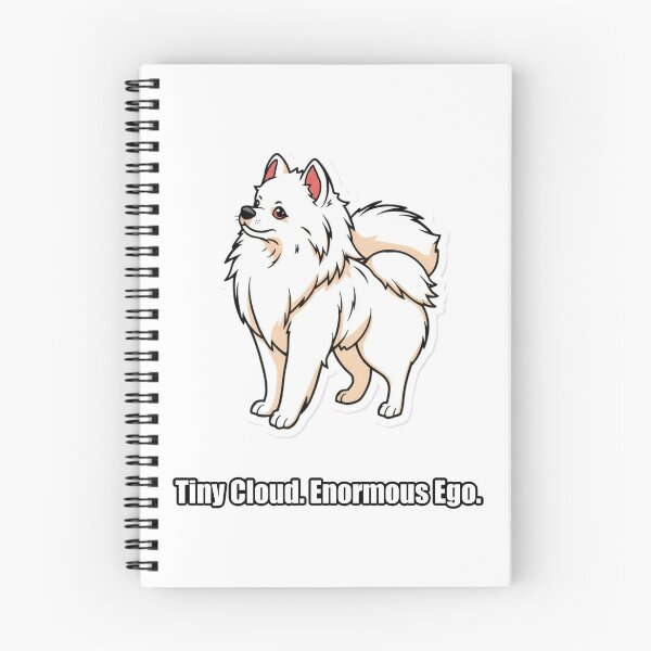 Item preview, Pomeranian Sticker - Tiny Cloud Enormous Ego - Funny Pom Gift designed and sold by pawdrops.