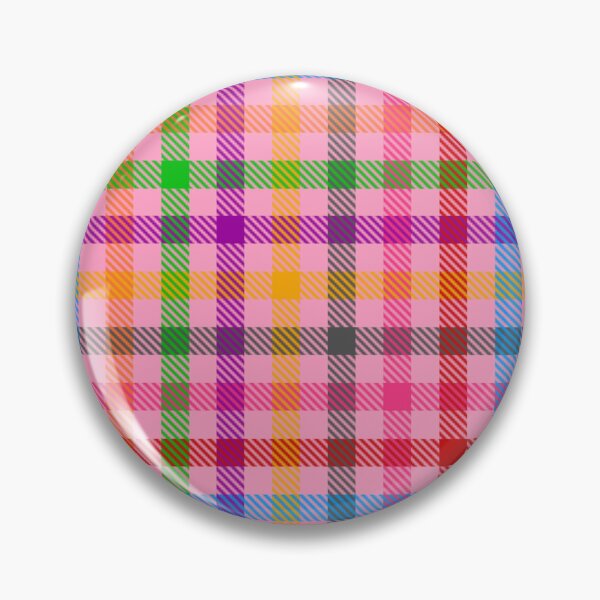 Item preview, Colorful Rainbow Gingham Plaid Design - Pink  designed and sold by PatternTitan.
