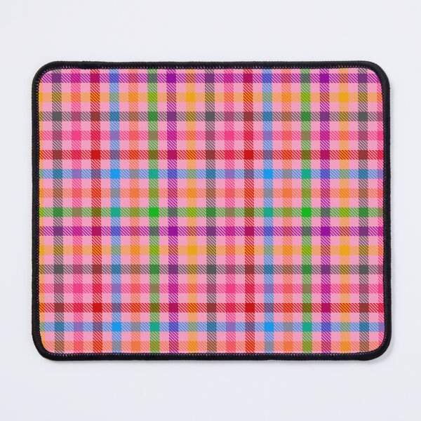 Item preview, Colorful Rainbow Gingham Plaid Design - Pink designed and sold by PatternTitan.