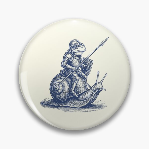 Item preview, Frog Knight Snail Rider Funny Medieval Toad designed and sold by Y-Vibes.