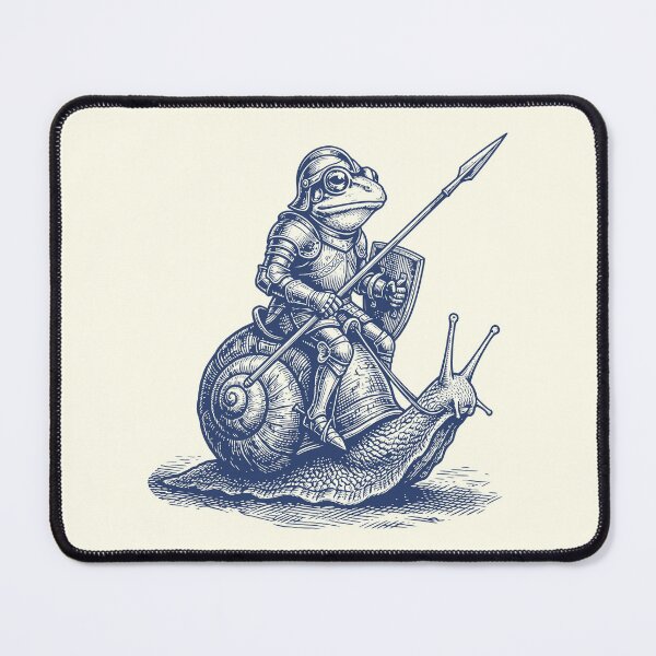 Item preview, Frog Knight Snail Rider Funny Medieval Toad designed and sold by Y-Vibes.