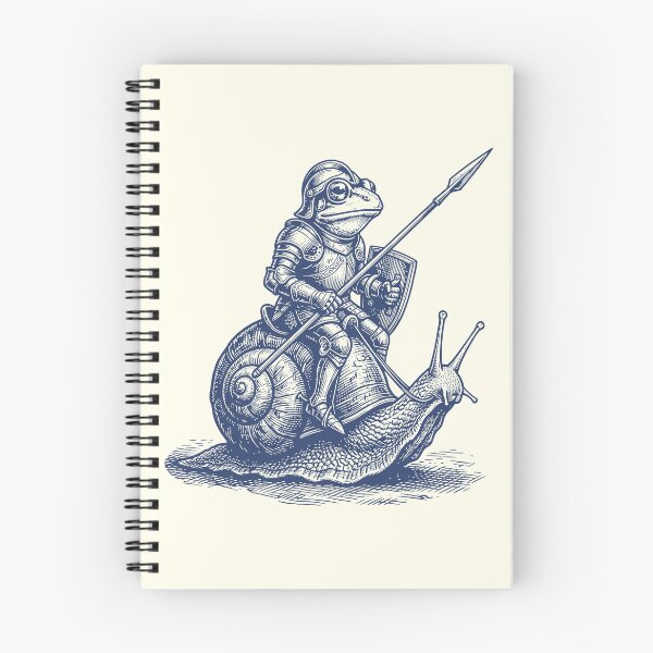 Item preview, Frog Knight Snail Rider Funny Medieval Toad designed and sold by Y-Vibes.