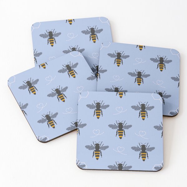 Item preview, Whimsical Bee, Honeycomb & Geometric Colourful Pattern Collection designed and sold by VirtuallyCreativ .