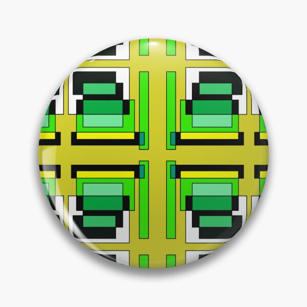 Item preview, Black, white, yellow and green rectangles in geometric pattern, skoliosexual pride colors designed and sold by RAHKELROYSUM.