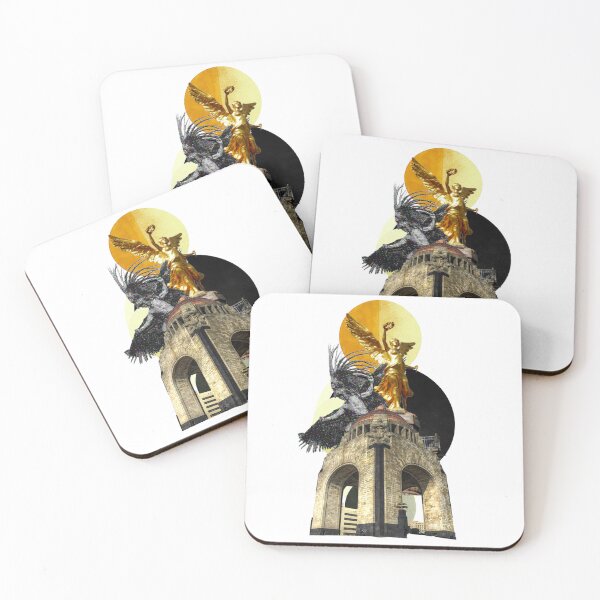 Item preview, Mexico City Aztec Temple Collage Art designed and sold by SrVegetatl.