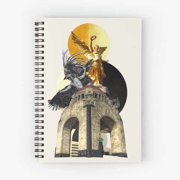 Item preview, Mexico City Aztec Temple Collage Art designed and sold by SrVegetatl.