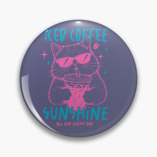 Item preview, Iced Coffee Sunshine How To Develop Healthy Coping Strategies For Stress designed and sold by MalwasBasket.