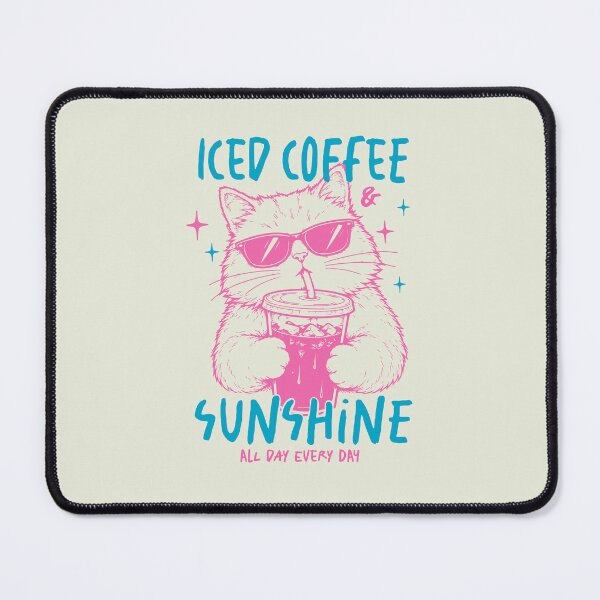 Item preview, Iced Coffee Sunshine How To Develop Healthy Coping Strategies For Stress designed and sold by MalwasBasket.