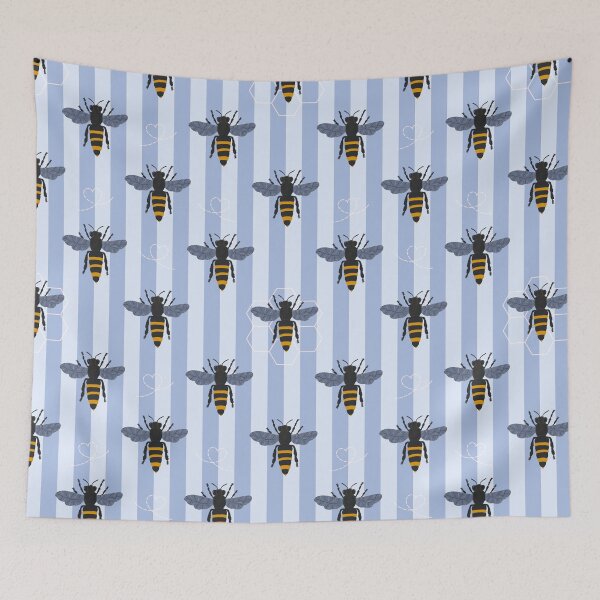 Item preview, Whimsical Bee, Honeycomb & Geometric Colourful Pattern Collection designed and sold by VirtuallyCreativ .