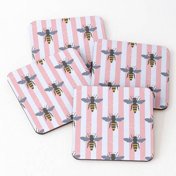 Item preview, Whimsical Bee, Honeycomb & Geometric Colourful Pattern Collection designed and sold by VirtuallyCreativ .