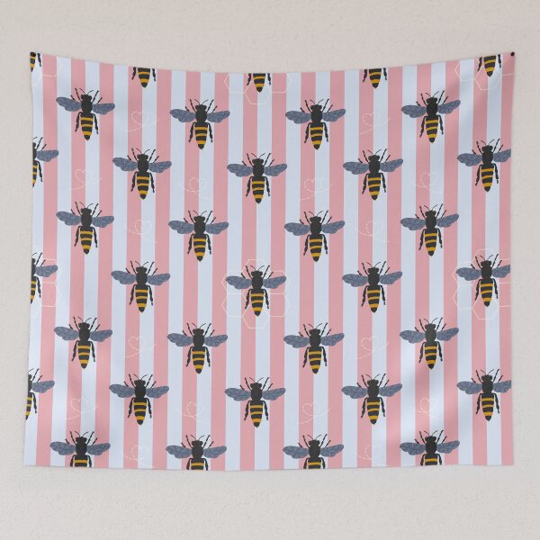 Item preview, Whimsical Bee, Honeycomb & Geometric Colourful Pattern Collection designed and sold by VirtuallyCreativ .