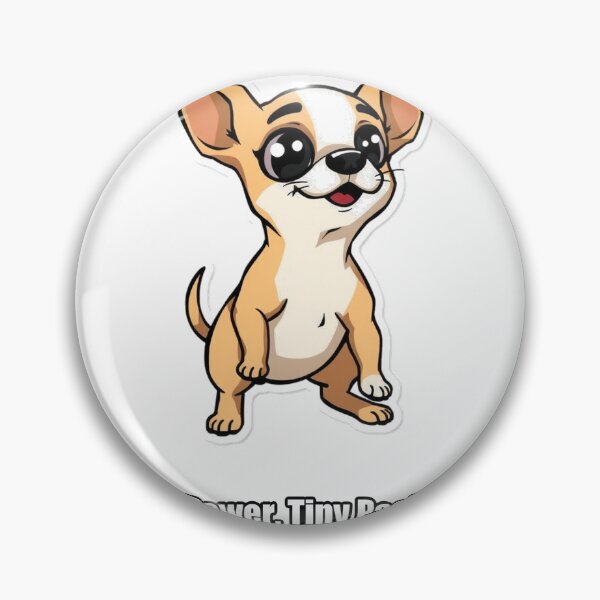 Item preview, Chihuahua Sticker - Full Power Tiny Package - Funny Chi Gift designed and sold by pawdrops.