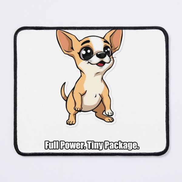 Item preview, Chihuahua Sticker - Full Power Tiny Package - Funny Chi Gift designed and sold by pawdrops.