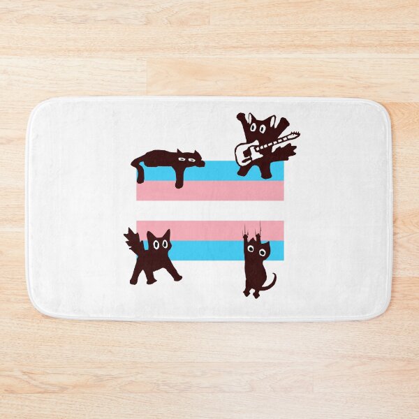 Artikelvorschau, Trans Flag Cats entworfen und verkauft von Tillscreativ.