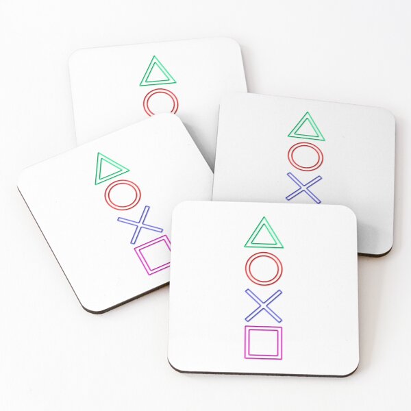 Item preview, playstation buttons ink paint designed and sold by Black-White-art.