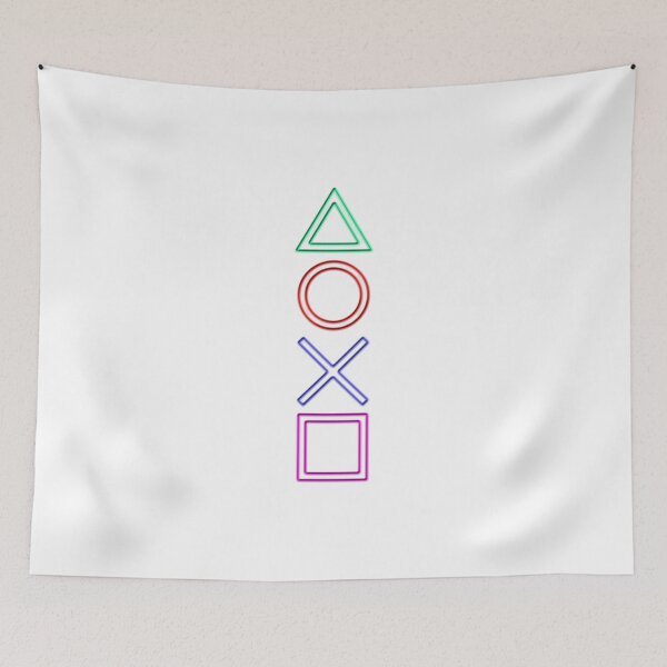 Item preview, playstation botones tinta pintura designed and sold by Black-White-art.
