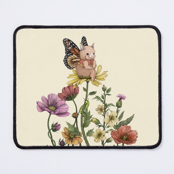 Item preview, Butterfly Bunny in a Wildflower Garden designed and sold by ReaDillo.